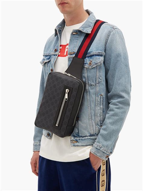 sling bag gucci man|crossbody bags for men gucci.